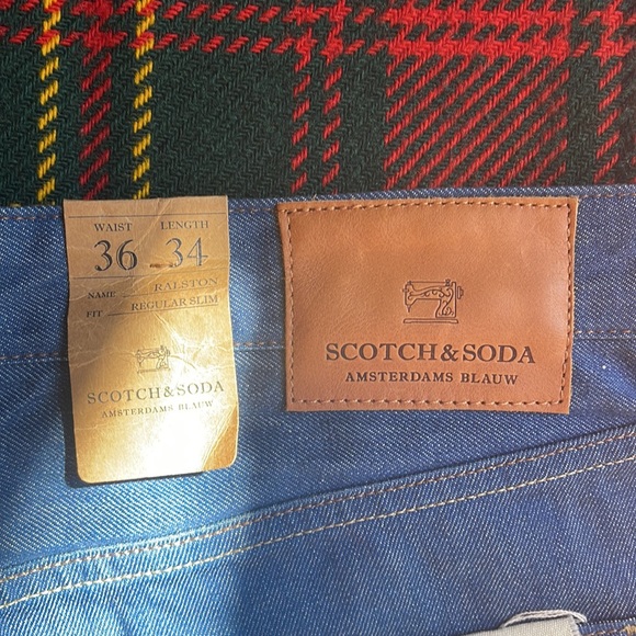 NWT Scotch & Soda 36W 34L Ralston jeans, unworn denim. - Picture 10 of 10